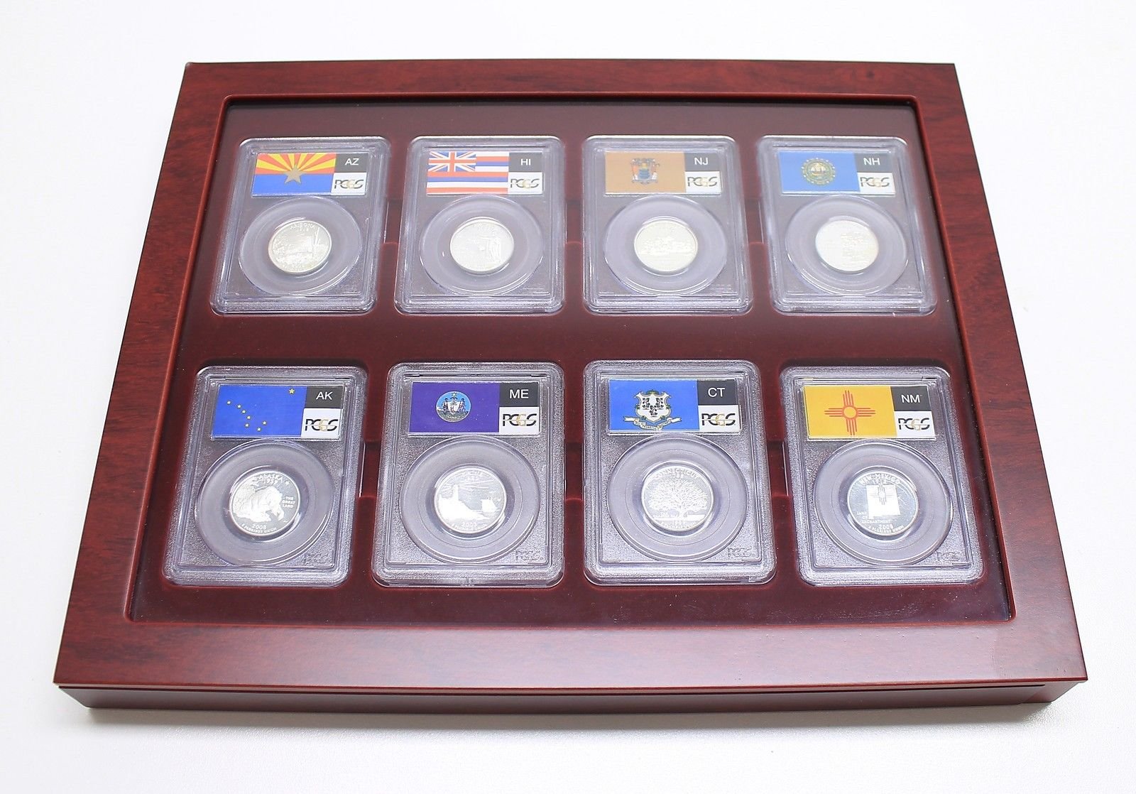 Amazon.co.jp: Lighthouse 木製ディスプレイショーケース PCGS、NGC